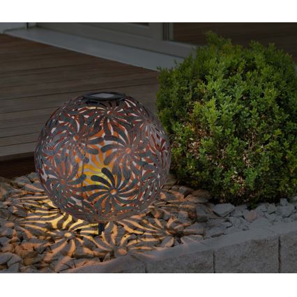 Globo - Solarleuchte LED/0,06W/1,2V grau IP44 260x370 mm