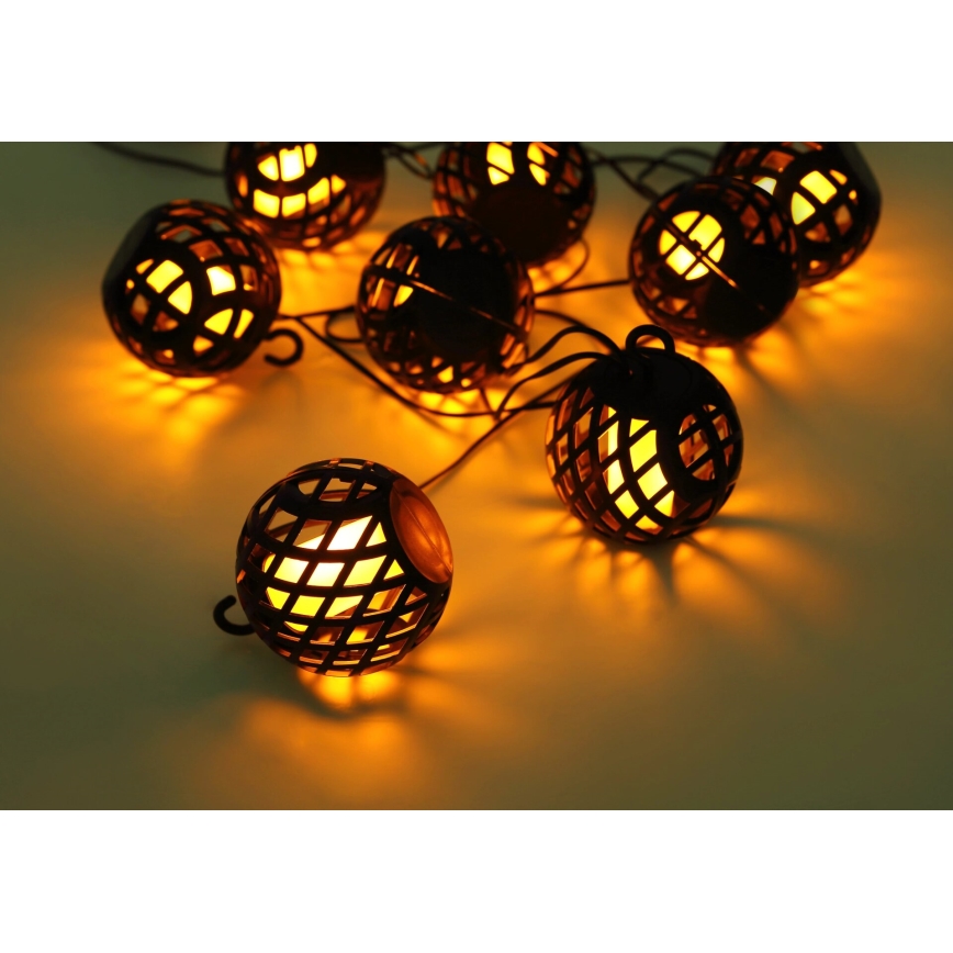 Globo - Dekorative LED-Solar-Lichterkette 98xLED/0,1W/3V 410 cm IP44 600 mAh