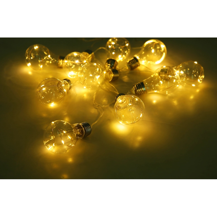 Globo - LED-Solarlichterkette 10xLED/0,06W/3,2V 380 cm IP44 600 mAh