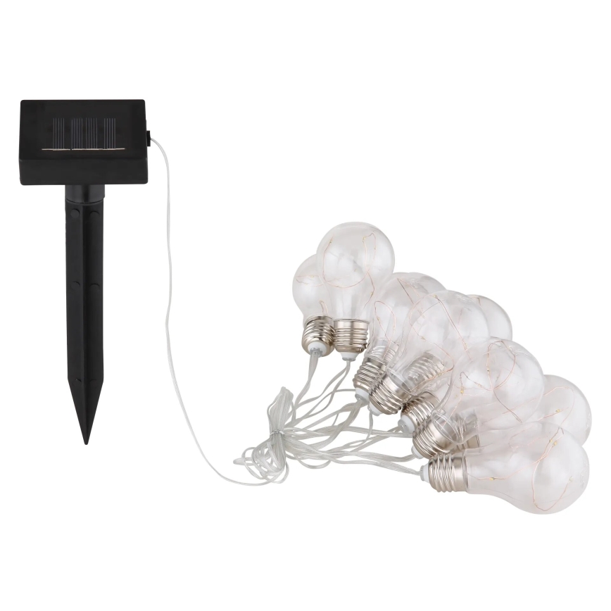 Globo - LED-Solarlichterkette 10xLED/0,06W/3,2V 380 cm IP44 600 mAh