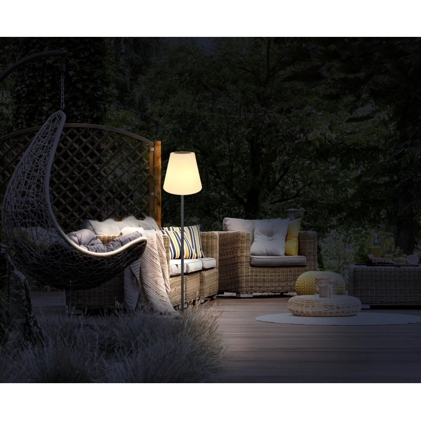 Globo - LED RGB Solar-Stehleuchte mit Touch-Funktion LED/0,1W/3V IP44 2000 mAh + Fernbedienung