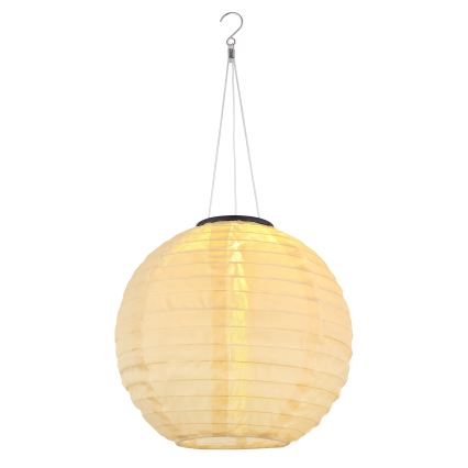 Globo - LED Hängesolarleuchte LED/0,5W/3V IP44 300 mAh Beige