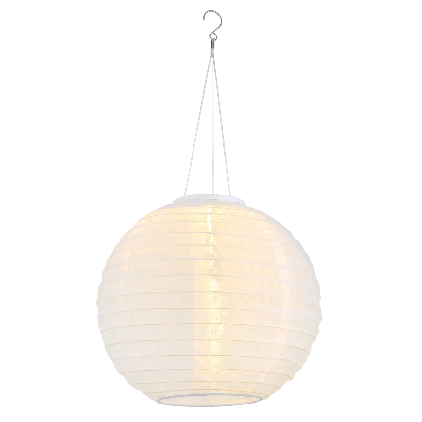 Globo - Höhenverstellbare LED-Solar-Hängeleuchte LED/0,5W/3V IP44 weiß 300 mAh