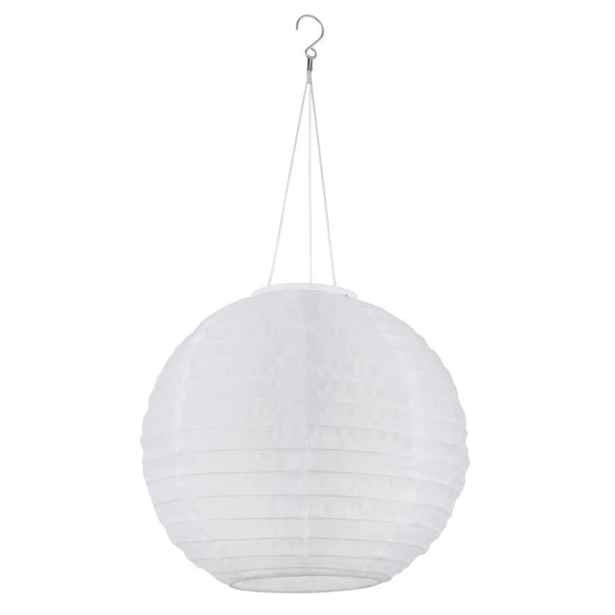 Globo - Höhenverstellbare LED-Solar-Hängeleuchte LED/0,5W/3V IP44 weiß 300 mAh