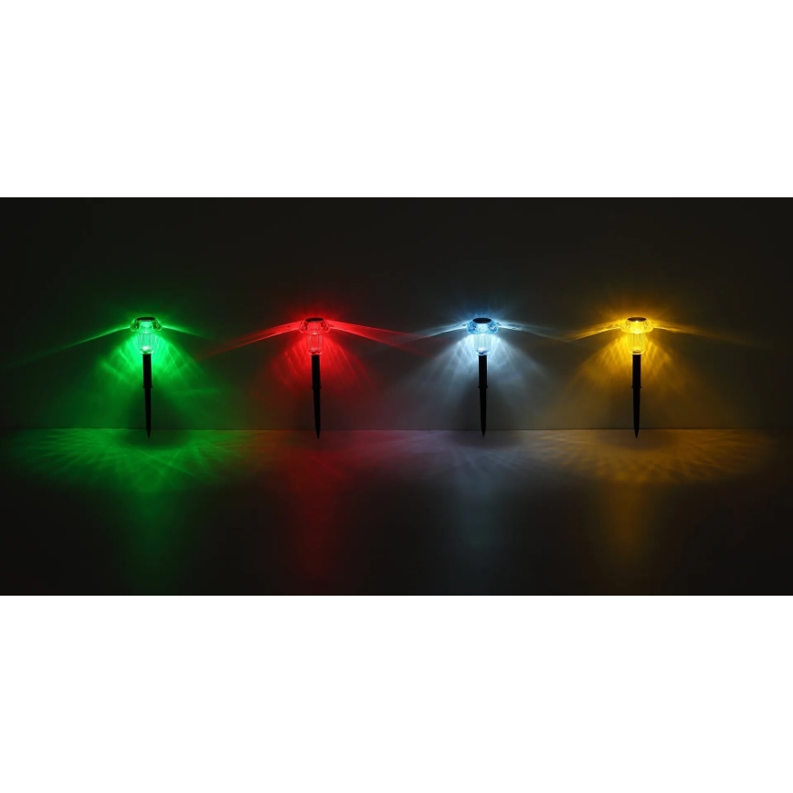 Globo - SET 4x LED-RGB-Solarleuchte LED/0,05W/3V IP44 150 mAh