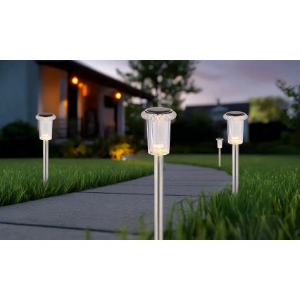Globo - SET 4x LED-Solarleuchte LED/0,06W/1,2V IP44 100 mAh