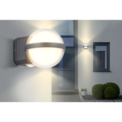 Globo - LED-Outdoor-Wandleuchte LED/12W/230V IP54 schwarz