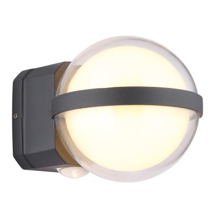 Globo - LED-Outdoor-Wandleuchte LED/12W/230V IP54 schwarz