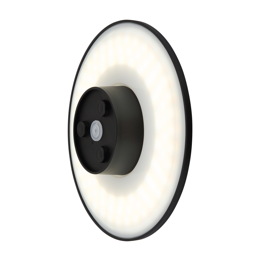 Globo - LED-Outdoor-Wandleuchte LED/15W/230V 3000/4000/6000K d 25,2 cm IP44 schwarz