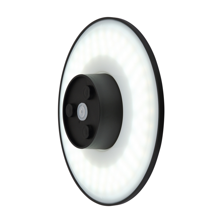 Globo - LED-Outdoor-Wandleuchte LED/15W/230V 3000/4000/6000K d 25,2 cm IP44 schwarz