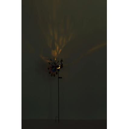 Globo - LED-Solar-Dekoration LED/0,06W/3V IP44 300 mAh Pfau