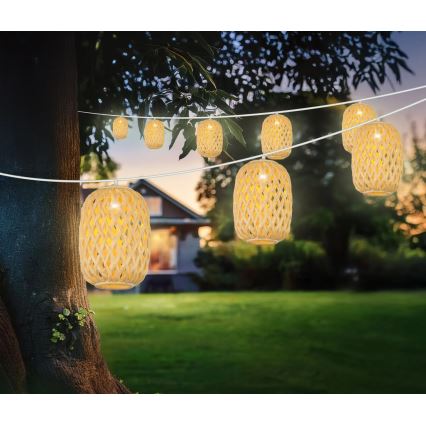 Globo - LED-Solarlichterkette LED/0,06W/3V 650 cm IP44 400 mAh