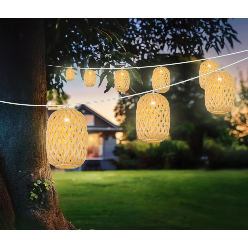 Globo - LED-Solarlichterkette LED/0,06W/3V 650 cm IP44 400 mAh