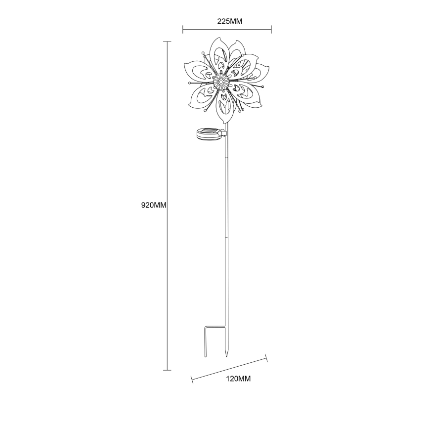 Globo - LED-Solardekoration LED/0,06W/3,2V IP44 300 mAh