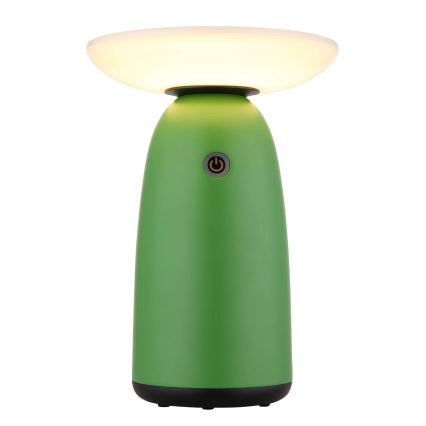 Globo - Dimmbare LED-Solarleuchte mit Touch-Funktion LED/10W/3,7V IP54 3600 mAh grün