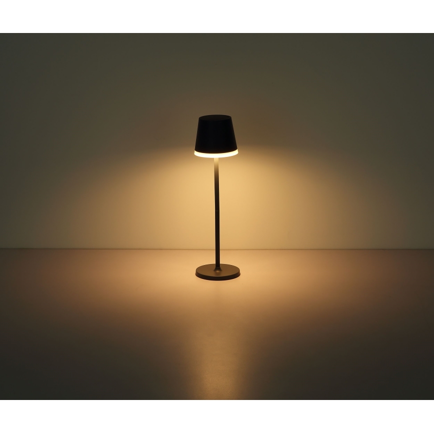 Globo - LED-Solarleuchte LED/0,6W/3V 3000K IP44 1200 mAh anthrazit