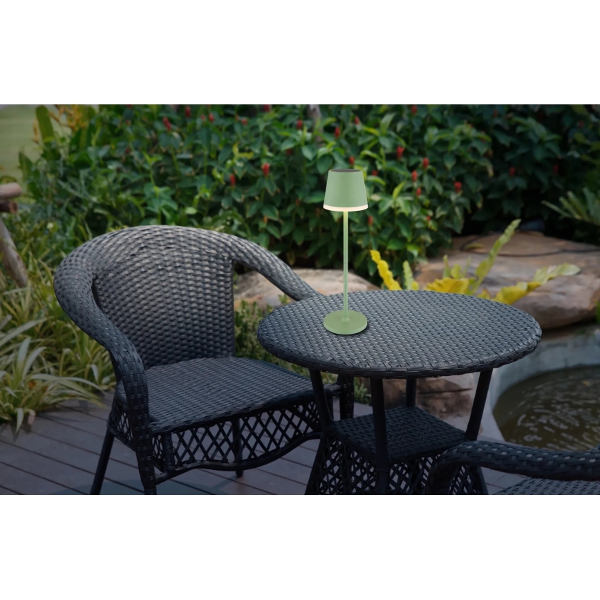 Globo - LED-Solarleuchte LED/0,06W/3V 3000K IP44 1200 mAh grün