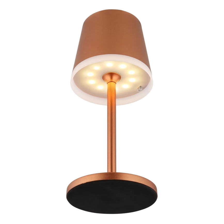 Globo - LED-Solarleuchte LED/0,6W/3V 3000K IP44 1200 mAh kupfern