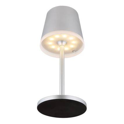 Globo - LED-Solarleuchte LED/0,6W/3V 3000K IP44 1200 mAh matt Chrom