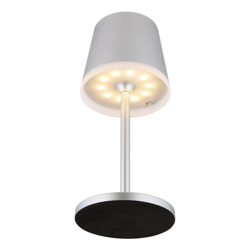 Globo - LED-Solarleuchte LED/0,6W/3V 3000K IP44 1200 mAh matt Chrom