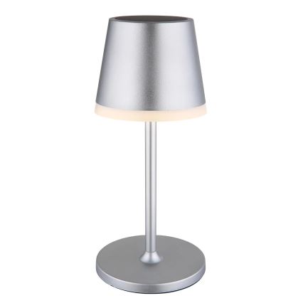 Globo - LED-Solarleuchte LED/0,6W/3V 3000K IP44 1200 mAh matt Chrom