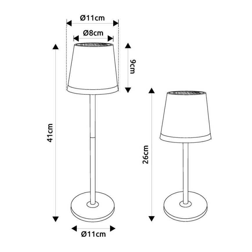 Globo - LED-Solarleuchte LED/0,6W/3V 3000K IP44 1200 mAh matt Chrom