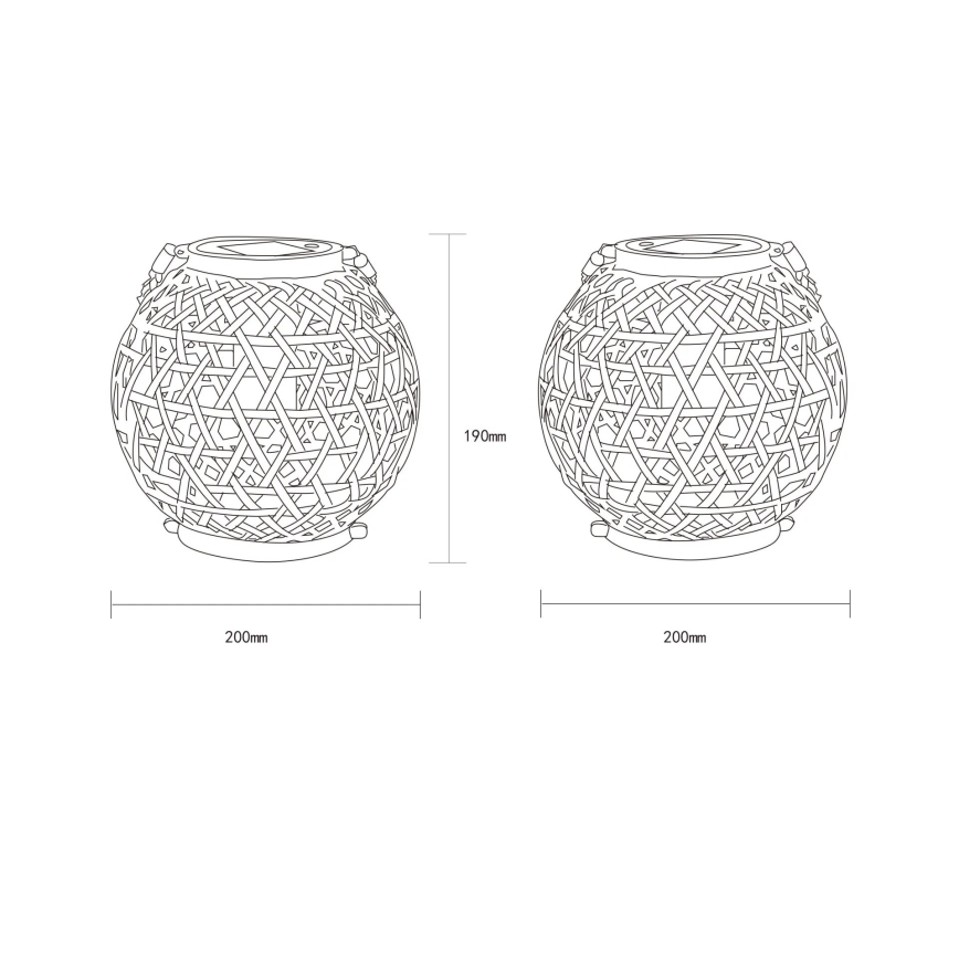 Globo - LED-Solarleuchte LED/0,02W/3V IP44 300 mAh