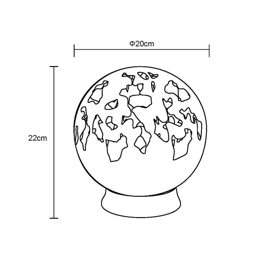 Globo - LED-Solardekoration LED/0,06W/3V IP44