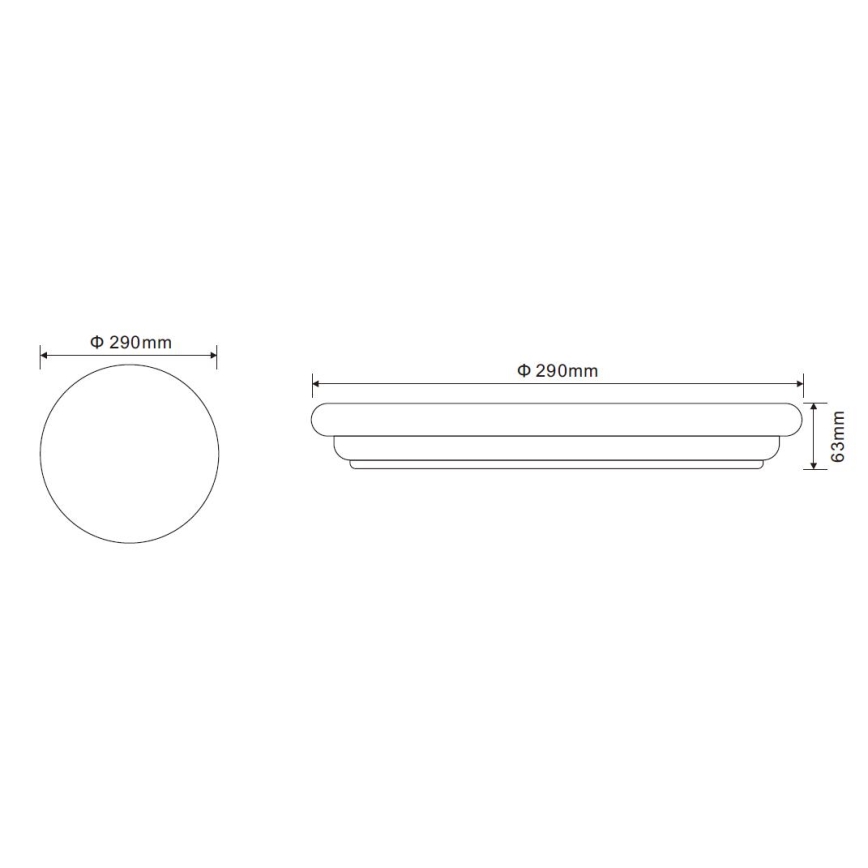 Globo - LED Deckenleuchte 1xLED/20W/230V