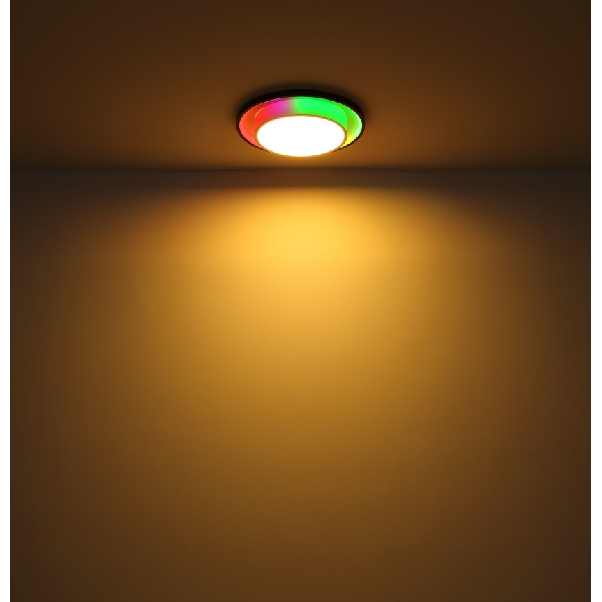 Globo - Dimmbare LED-RGBW-Deckenleuchte LED/21W/230V 2700-6500K+ Fernbedienung