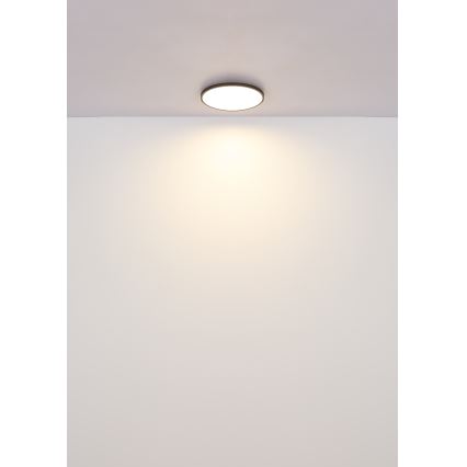 Globo - LED-Deckenleuchte LED/15W/230V 4000K d 23 cm schwarz