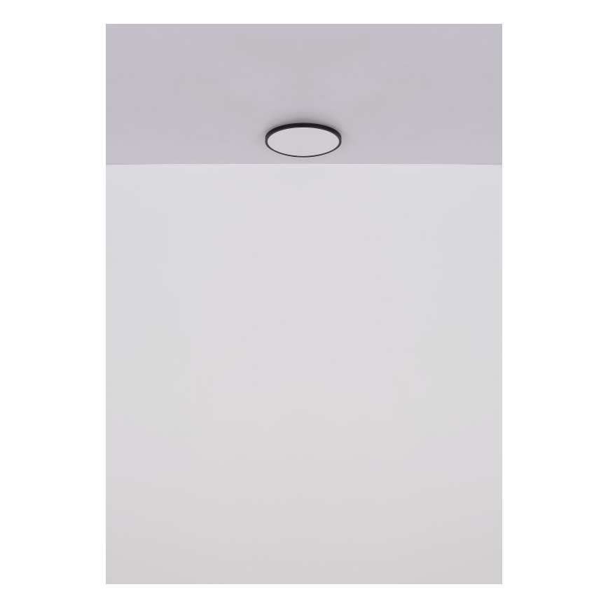 Globo - LED-Deckenleuchte LED/32W/230V 4000K d 40 cm schwarz
