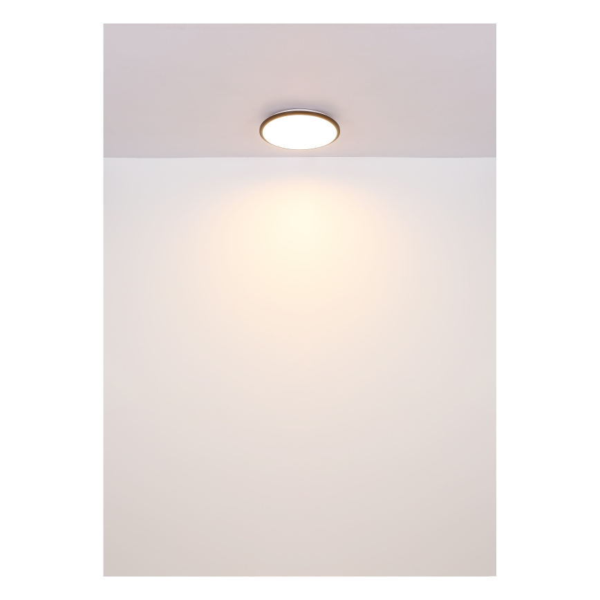 Globo - LED-Deckenleuchte LED/18W/230V 3000K d 35 cm schwarz