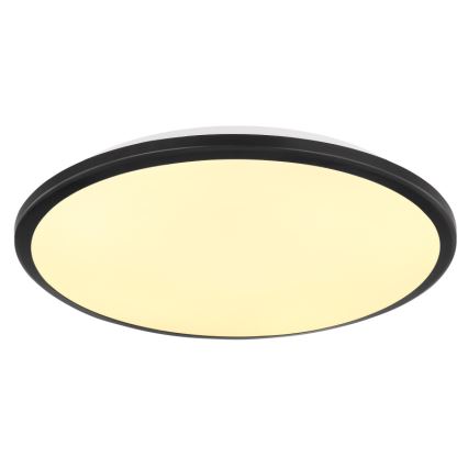 Globo - LED-Deckenleuchte LED/18W/230V 3000K d 35 cm schwarz