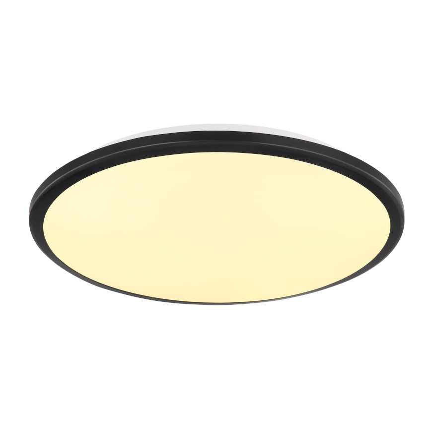 Globo - LED-Deckenleuchte LED/18W/230V 3000K d 35 cm schwarz