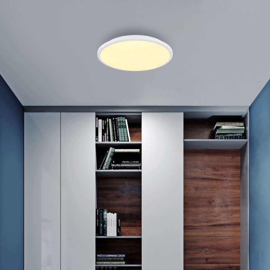 Globo - LED-Deckenleuchte LED/18W/230V 3000K d 35 cm weiß