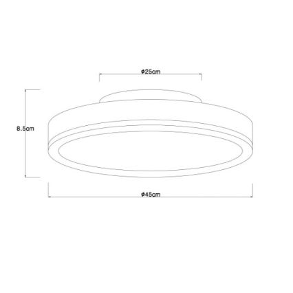 Globo - LED-Deckenleuchte LED/24W/230V 3000K d 45 cm