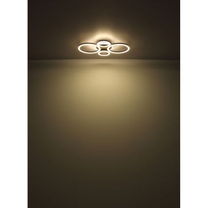 Globo - LED-Deckenleuchte LED/40W/230V 2700/4500/6500K d 35,5x53 cm schwarz