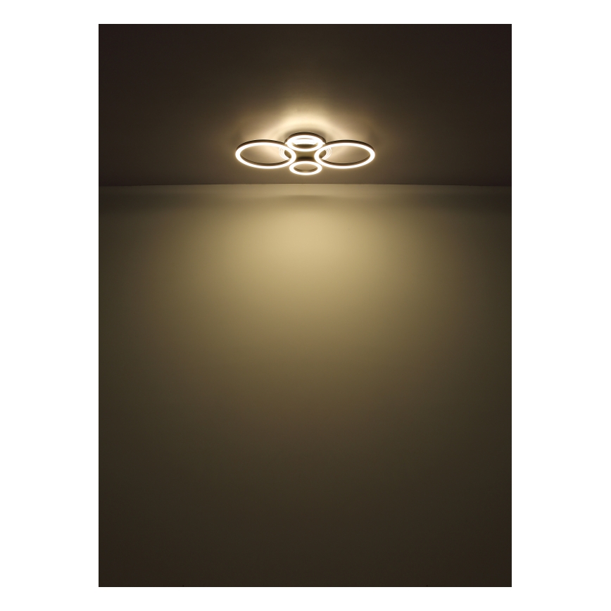 Globo - LED-Deckenleuchte LED/40W/230V 2700/4500/6500K d 35,5x53 cm schwarz