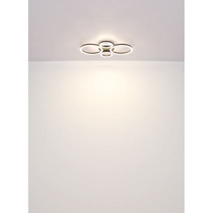 Globo - LED-Deckenleuchte LED/40W/230V 2700/4500/6500K d 35,5x53 cm schwarz