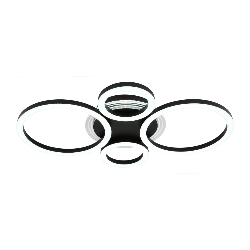 Globo - LED-Deckenleuchte LED/40W/230V 2700/4500/6500K d 35,5x53 cm schwarz