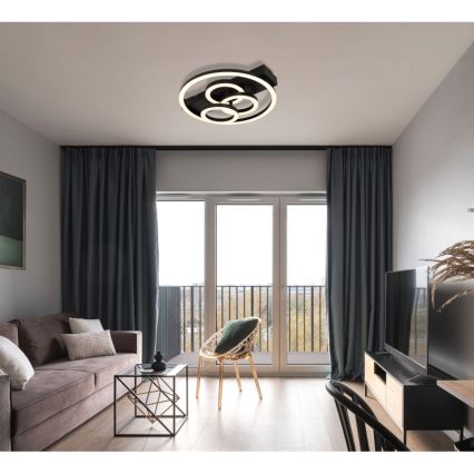 Globo - Dimmbare LED-Deckenleuchte LED/40W/230V 2700-6500K d 35x33 cm + Fernbedienung