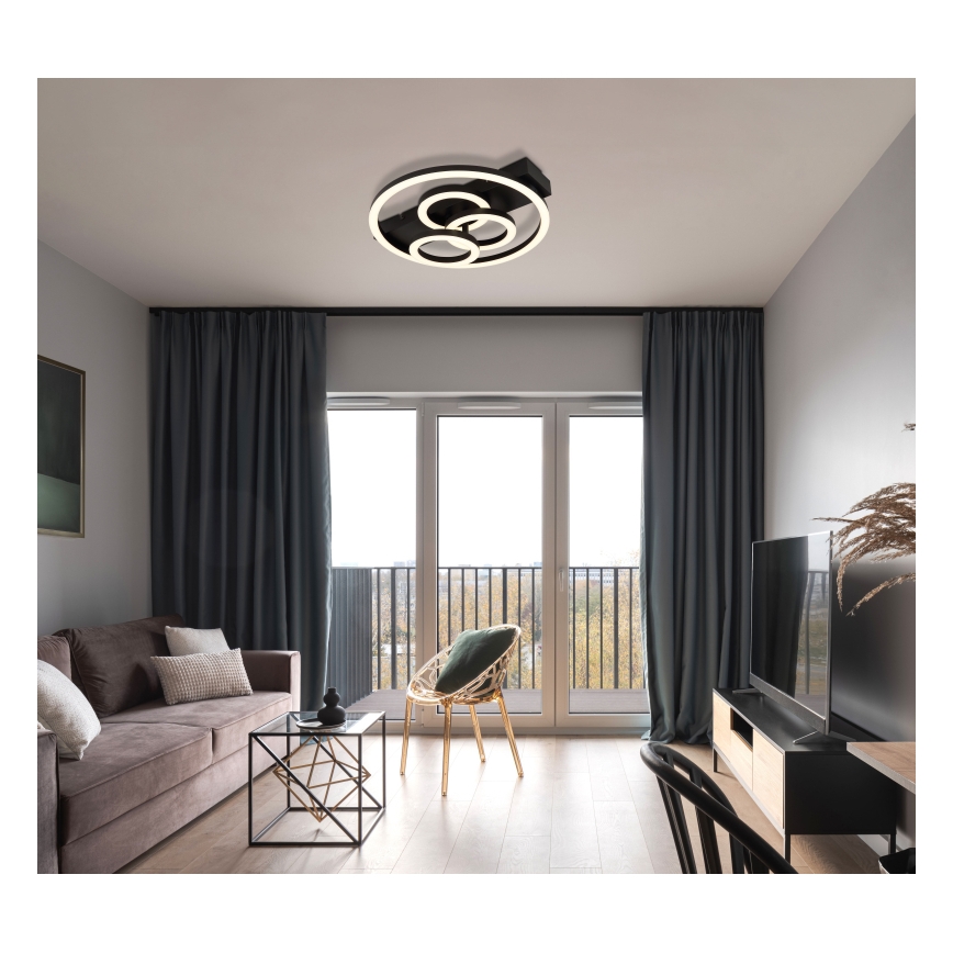 Globo - Dimmbare LED-Deckenleuchte LED/40W/230V 2700-6500K d 35x33 cm + Fernbedienung