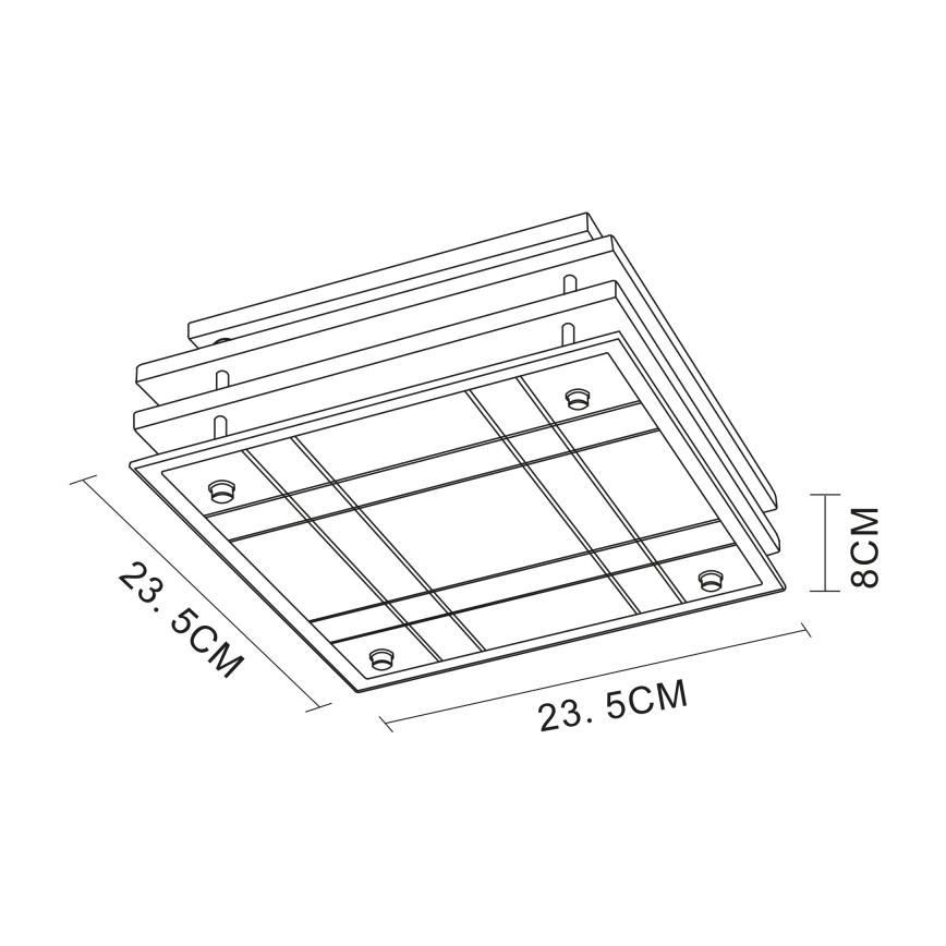 Globo - Deckenleuchte 1xE27/60W/230V