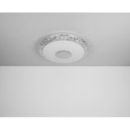 Globo - LED dimmbare Deckenleuchte LED/40W/230V 2700-6500K Ø 50 cm Wi-Fi Tuya + Fernbedienung