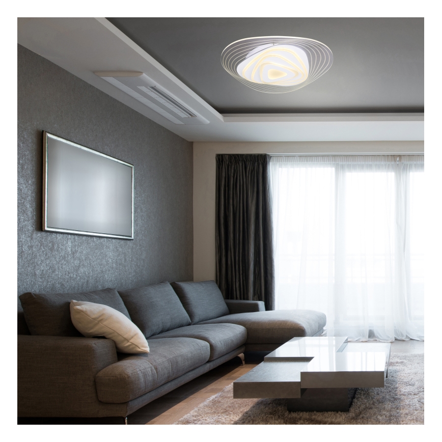 Globo - Dimmbare LED-Deckenleuchte LED/40W/230V 3000-6500K 50,2x48,8 cm Wi-Fi Tuya + Fernbedienung