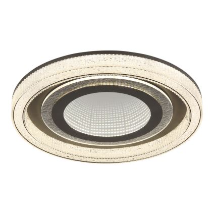 Globo - Dimmbare LED-Deckenleuchte LED/48W/230V 2700-6000K d 48 cm anthrazit + Fernbedienung