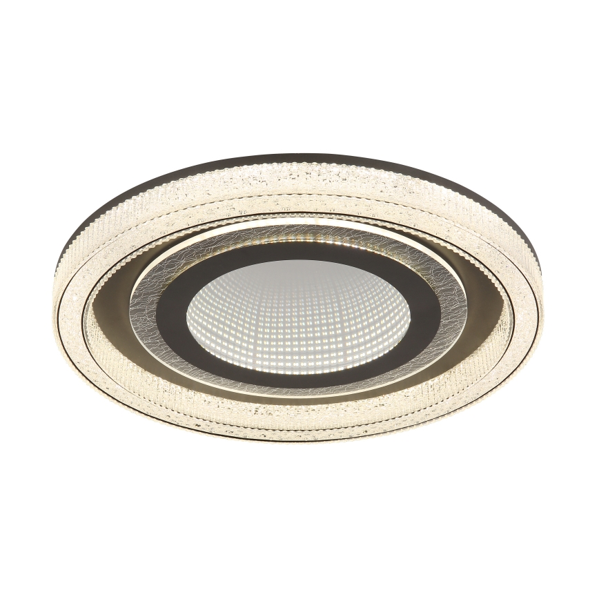 Globo - Dimmbare LED-Deckenleuchte LED/48W/230V 2700-6000K d 48 cm anthrazit + Fernbedienung