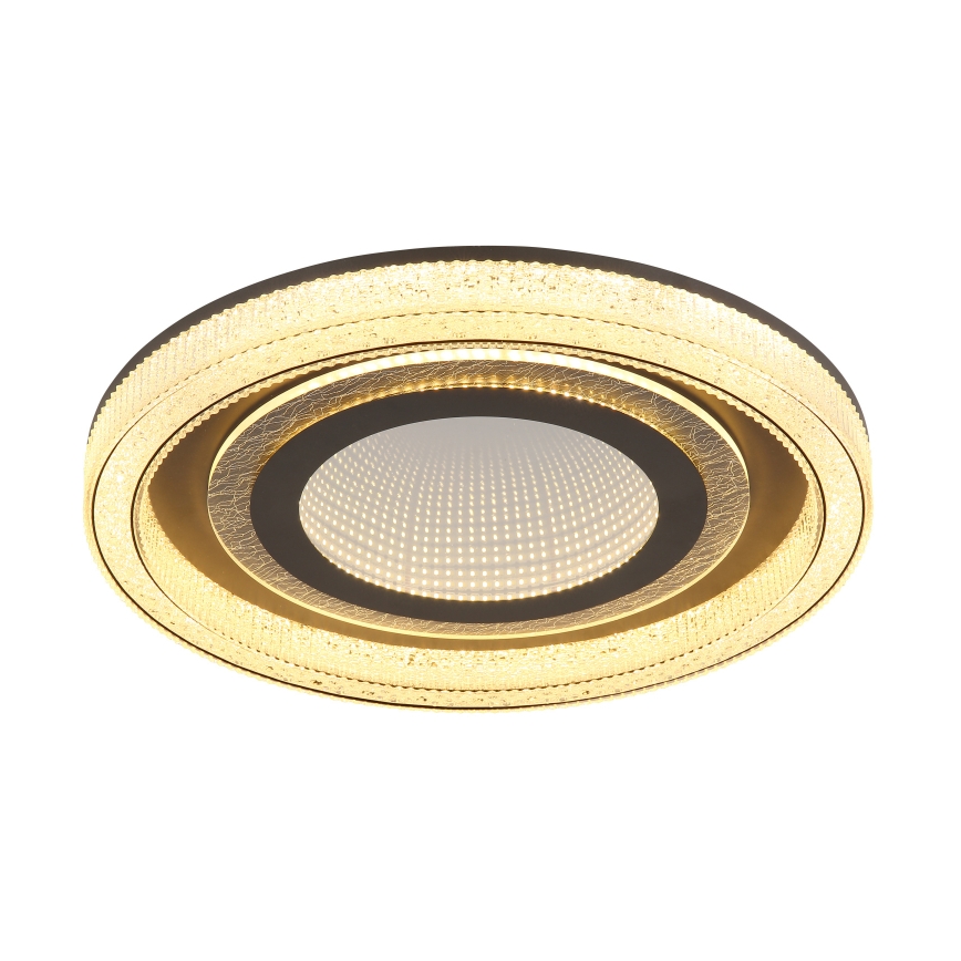 Globo - Dimmbare LED-Deckenleuchte LED/48W/230V 2700-6000K d 48 cm anthrazit + Fernbedienung