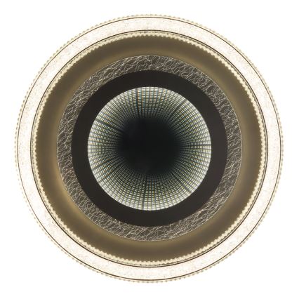 Globo - Dimmbare LED-Deckenleuchte LED/48W/230V 2700-6000K d 48 cm anthrazit + Fernbedienung